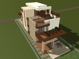 arhitectura moderna  casa